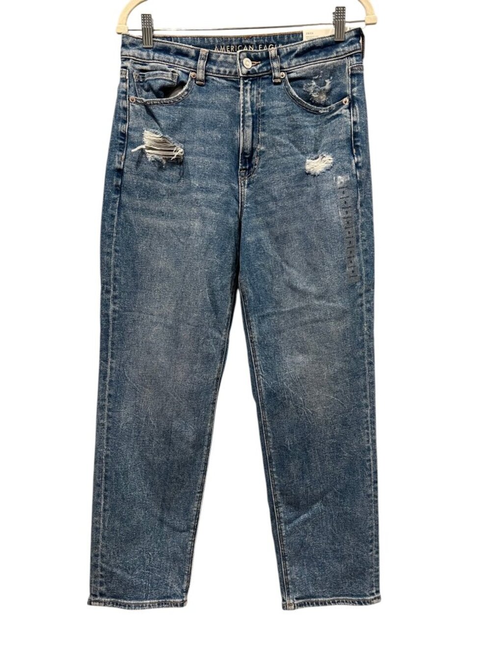 American Eagle Mom Straight Leg Jeans, NWT, 8